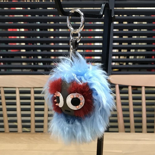 Fendi Monster Bag Bugs Charm Fur Light Blue Ebay