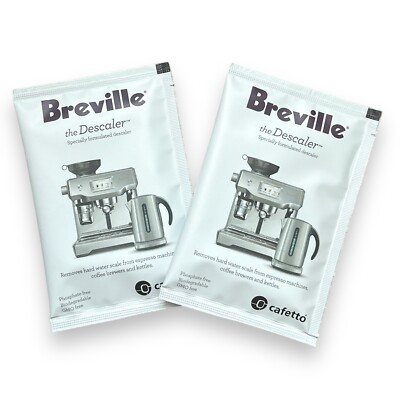 #ad 2 PACK Genuine Breville Espresso Machine The Descaler New $17.99