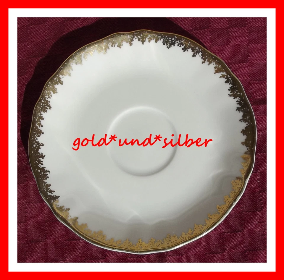 WINTERLING Marktleuthen BAVARIA Porzellan KONFEKTTELLER edel GOLDDEKOR vintage - Bild 2 von 4