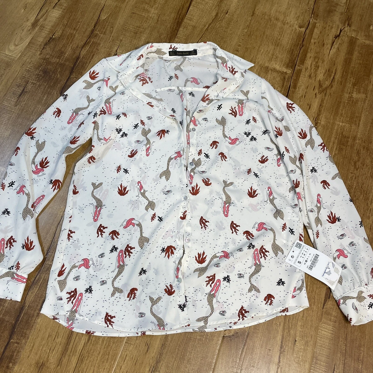 zara mermaid shirt