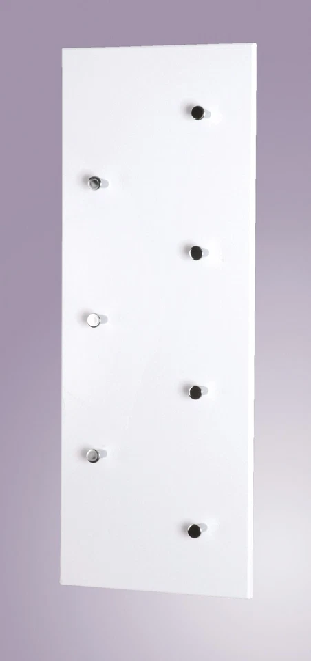 Garderobenleiste Garderobenpaneel Wandhaken 7 Aufhängeknöpfe 80x30x5 cm - Bild 3 von 3