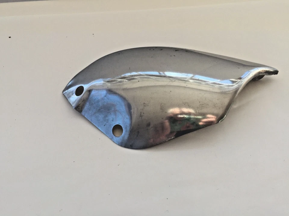 NOS 1946 1947 1948 BUICK 50 70 SERIES 4 DOOR REAR BOTTOM STONE GUARD, LEFT SIDE - Image 2 of 4