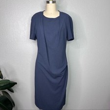 Halston Heritage Asymmetrical Drape professional Dress size 10