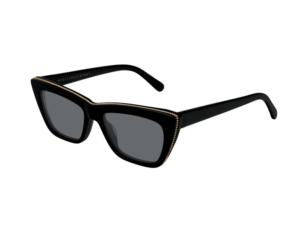 Sonnenbrille Stella Mccartney SC0188S Schwarz Rauch 001 Authentic 48490₽