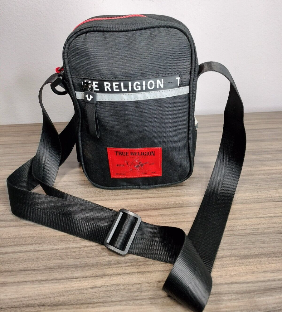 TRUE RELIGION Unisex CROSSBODY SHOULDER bag NEW AUTHENTIC