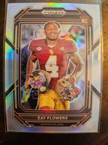 2023 Panini Prizm Draft Picks Zay Flowers Prizm #143 (RC)