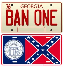 Smokey And The Bandit License Plate set & Flag Movie Decal Sticker.