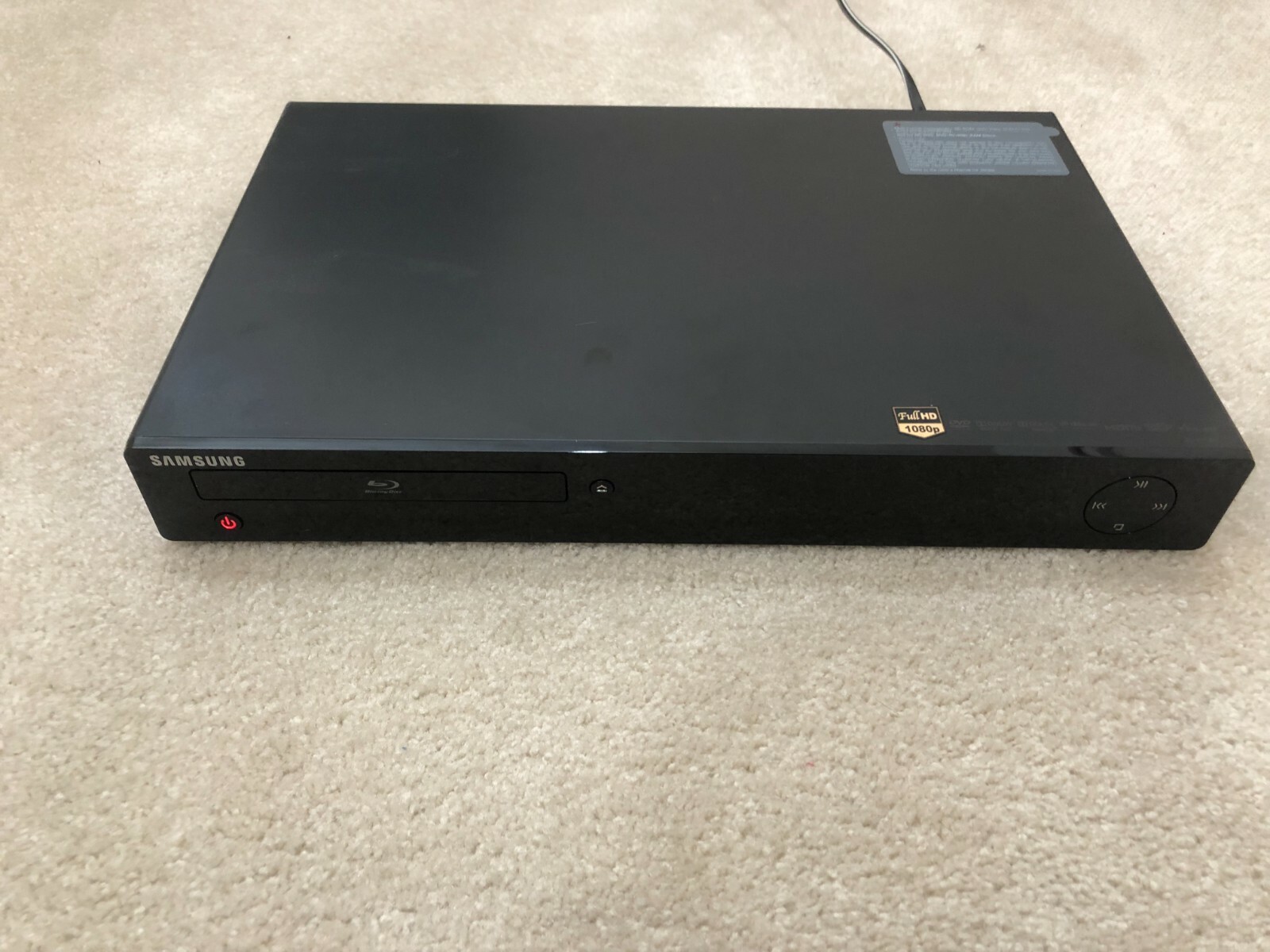 Samsung BDP1500 1080p Bluray Disc Player W/ REMOTE eBay