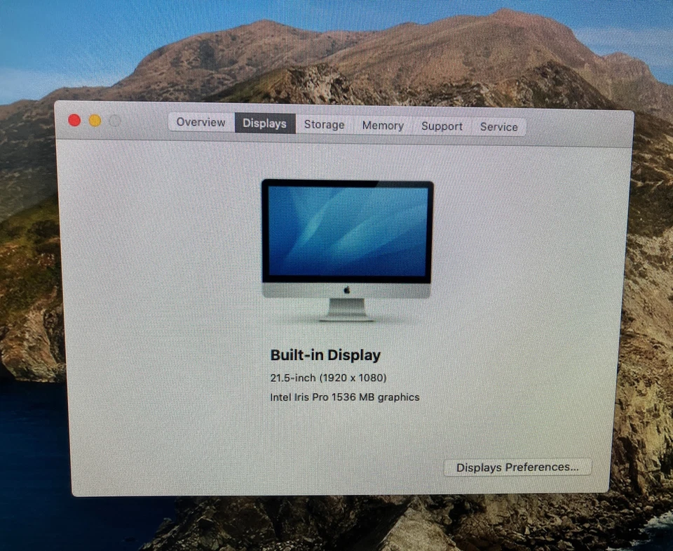 Apple iMac 21.5" A1418 AIO Desktop PC Intel i5-4570R CPU / 8GB RAM / 1TB HDD ~ - Image 4 of 4