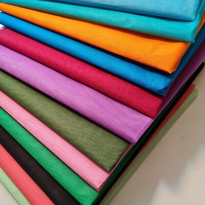100 % Baumwolle Organdie Material Kleid Steif Futter Vorhang Kostüm Stoff 44 Zoll