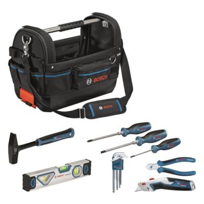 Bosch Werkzeug-Set Werkzeugtasche GWT 20 und Handwerkzeug-Set Professional