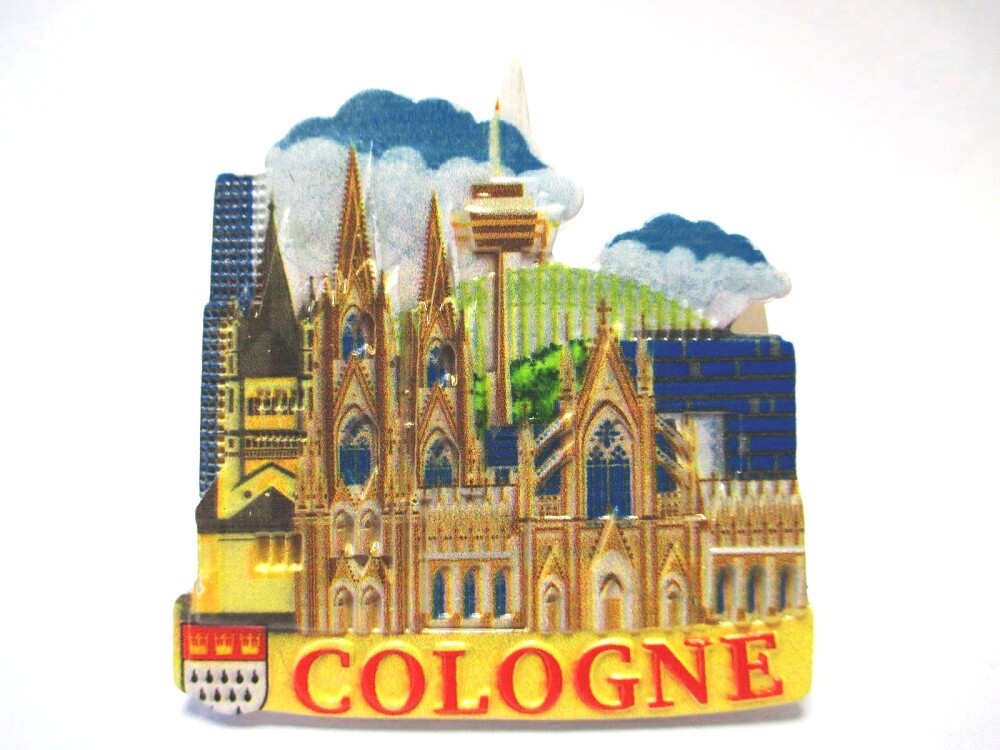 Cologne Cologne Cathedral 3D Poly Fridge Magnet Souvenir Germany (112):