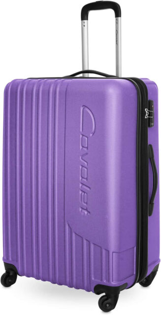 Großer Koffer Lila Purple 73 cm Hartschalenkoffer Trolley 120 Li Cavalet Malibu