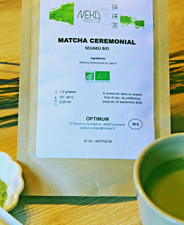 Thé Matcha seijaku bio qualité cérémoniale en sachet de 50g