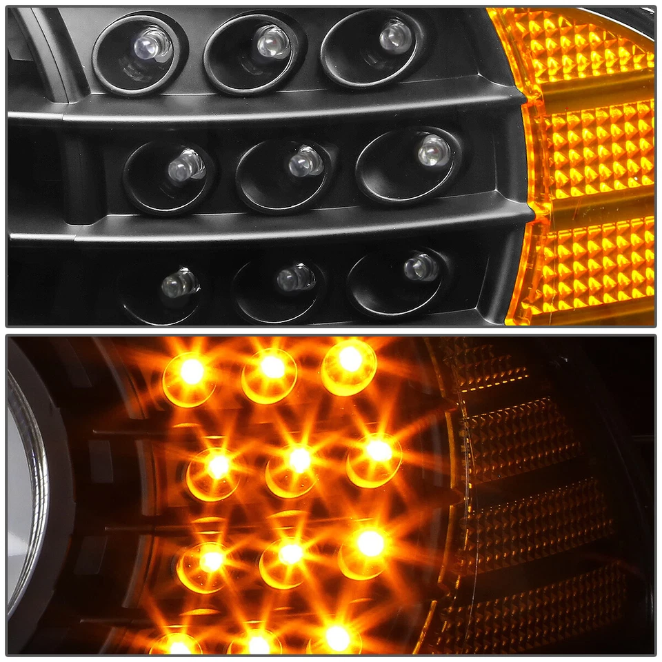 ЧЕРНАЯ 3D ФАРА HALO + УГЛОВАЯ ЛАМПА + БЕЛЫЙ СВЕТОДИОД H7 HID + ВЕНТИЛЯТОР ПОДХОДИТ 96-03 E39 5-SERIES - Изображение 4 из 4