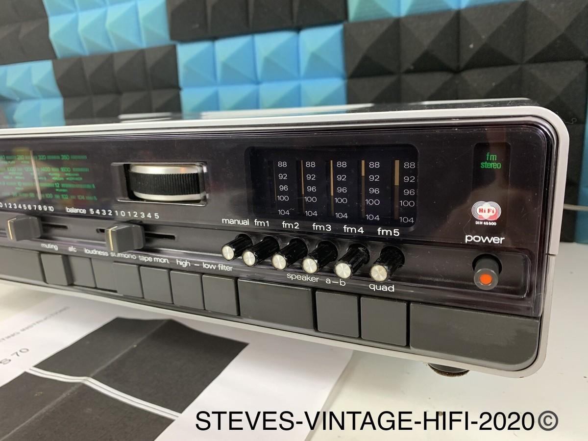 TELETON TFS 70 stereo receiver Ampli Tuner, testé et révisé EUR 129,00