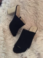 Zigi soho Ginnifer mules BLACK SZ 9.5 NEW