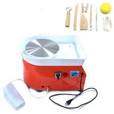 350w Pottery Wheel Table Top Forming Machine W/ Removable Foot Pedal Clay Craft