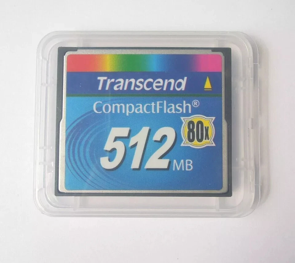 Transcend 512MB 1GB 2GB 4GB 16GB CF Card 80X 133X Industrial CompactFlash Card - Image 2 of 4