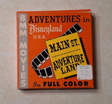 Adventures in Disneyland USA Adventureland Main St. 8MM Movie Full Color w/ Box