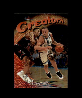1997-98 Topps Finest Basketball - #186 - Grant Hill - Detroit
