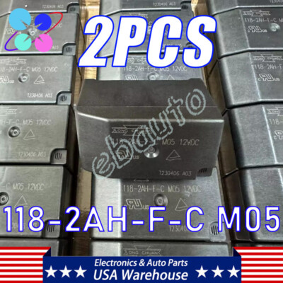 2PCS For Song Chuan 118-2AH-F-C M05 12VDC Energy Power Relay 50A 6-Pins US Stock