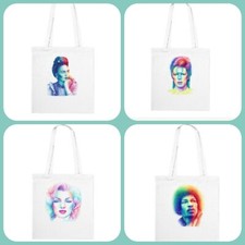 Frida Kahlo Tote Rainbow Art Bag Suer Christmas Feminism Gift Inspirational...