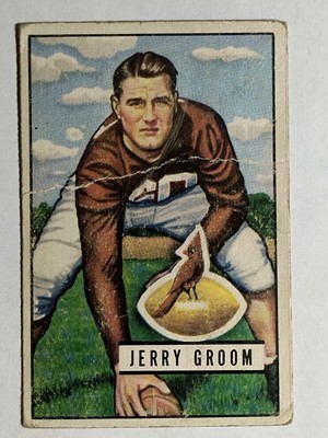 1951 Bowman #99 Jerry Groom RC (GOOD)