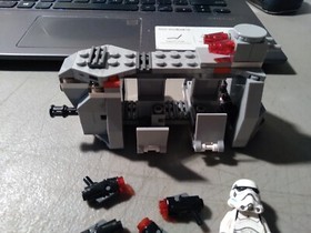LEGO STAR WARS TROOP TRANSPORT #75078 NO FIGURES HAS MANUAL AND GUNS