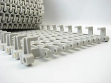 Conveyor belt, 6" x 4' Tabbed, Intralox Or Dorner