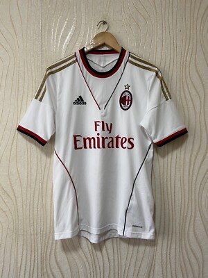 MILAN 2013 2014 AWAY FOOTBALL SHIRT SOCCER JERSEY ADIDAS Z27790 EL