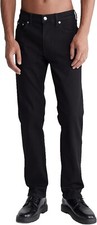  NWT Calvin Klein Men's CKJ 035 Straight Fit Jeans Black,34x30 
