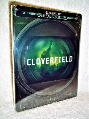 Cloverfield (4K/Blu-ray, 2023, STEELBOOK) sci-fi found footage horror TJ Miller