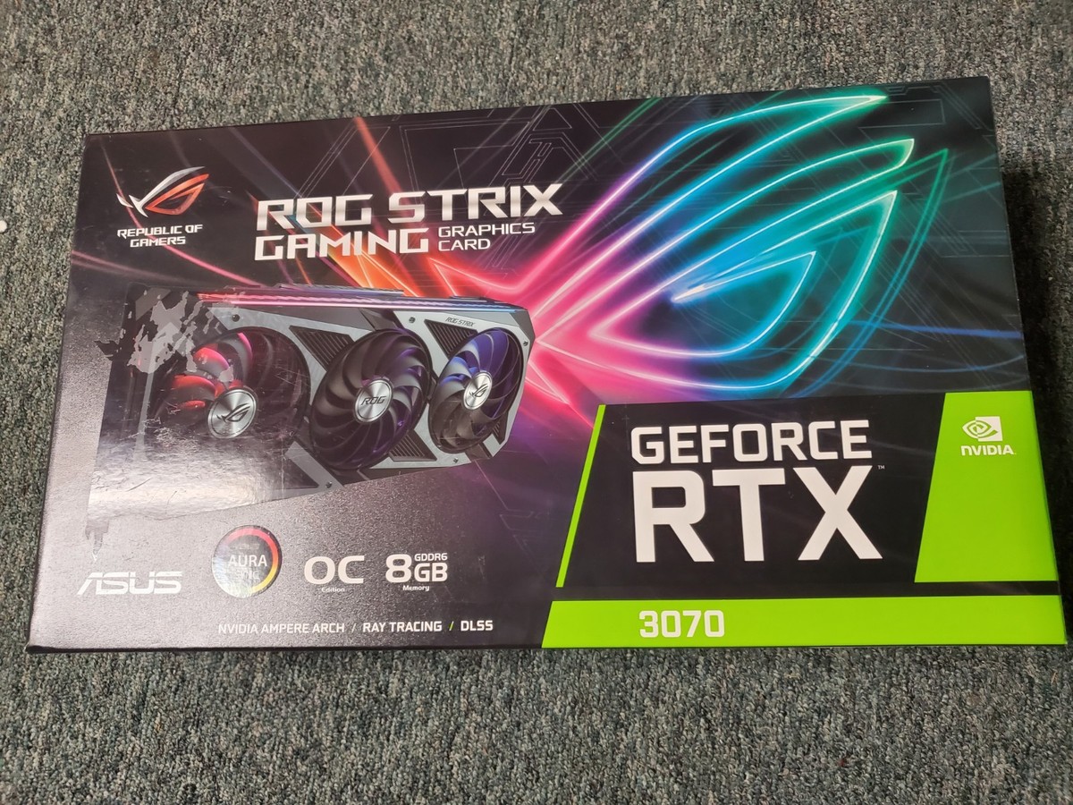 ASUS ROG Strix GeForce RTX 3070 8GB GDDR6 Graphics Card for