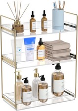 Bathroom Countertop Organizer, 3 Tier Acrylic Tray Vanity Counter Skincare