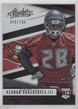 2016 Panini Absolute Rookies Spectrum Red 56/100 Vernon Hargreaves III #185 0a6