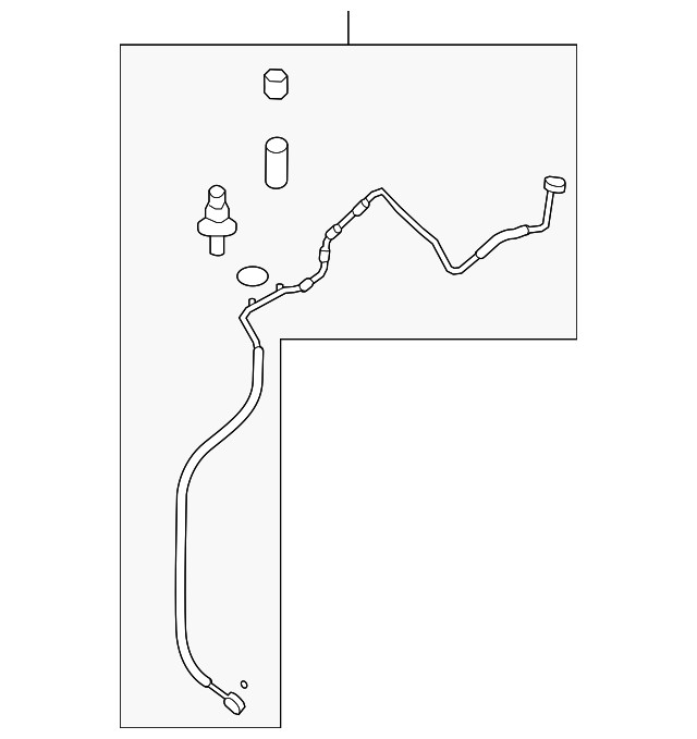 Manguera de aire acondicionado para VW CC Passat 2006-2016 (P/N 3C0-820-741-AK)