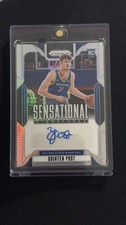Quinten Post RC Auto 2024-25 Panini Prizm Sensational Signatures Warriors