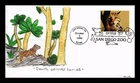 DR JIM STAMPS US COVER OCELOT ENDANGERED SPECIES FDC HAND DRAWN HAND COLORED
