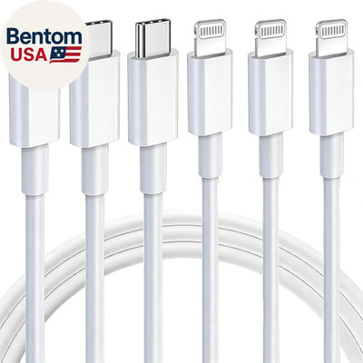 USB C to Lightning Cable [Mfi Certified] 3Pack 10FT Iphone Charger Cord Type C F