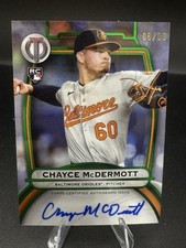 2025 Topps Tribute #TA-CMD Chayce McDermott Tribute Autographs Green #/99