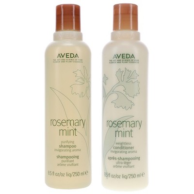 Aveda Rosemary Mint Purifying Shampoo 8.5 oz & Rosemary Mint Weightless