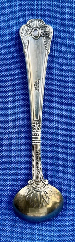 Cuchara de sal Gorham Cluny Master - lavado en oro 1880 prístina antigua de Gorham Foto 2 de 4