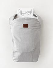 Happy Baby Original Baby Carrier Light Gray Linen Ergonomic 7-45 LBS