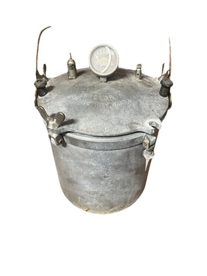 #ad #ad Montgomery Ward Windsor A Aluminum Stove Top Pressure Cooker Locking Lid Gauge $30.00