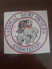 Mopar National Hemi Owners 6 Association Decals Stick Inside Glass 426 Hemi. Mopar National Hemi Owners 6 Association Decals Stick Inside Glass 426 Hemi.