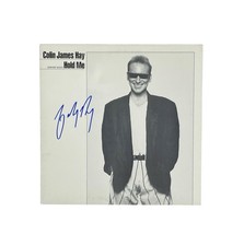 Colin Hay of Men At Work Signed Gold Stamp Promo 12” Vinyl Record Hold Me JSA 🎸