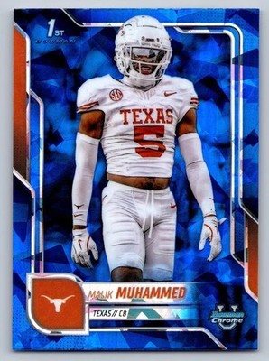 2025 Bowman Chrome University Sapphire MALIK MUHAMMED No. 112!