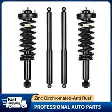 4pcs Front & Rear Struts Shock Absorbers Assembly For 2009- 2013 Ford F150 4WD