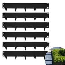 Steel Landscape Edging 6 Packs 42 x 8in Rust-Resistant Garden Edging